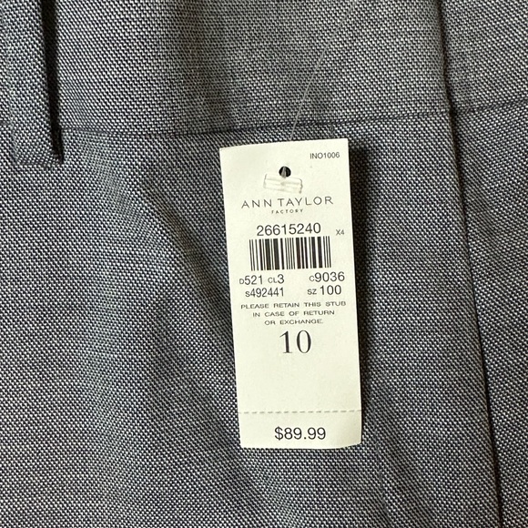 Ann Taylor Woman Pant (Grey) - Picture 4 of 5